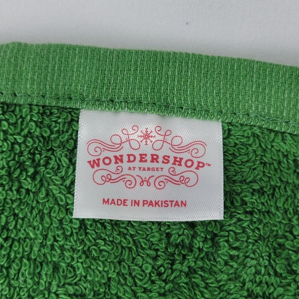 Wondershop Bath Towels, Set of Four, Xmas Green, NWT - Picture 4 of 4